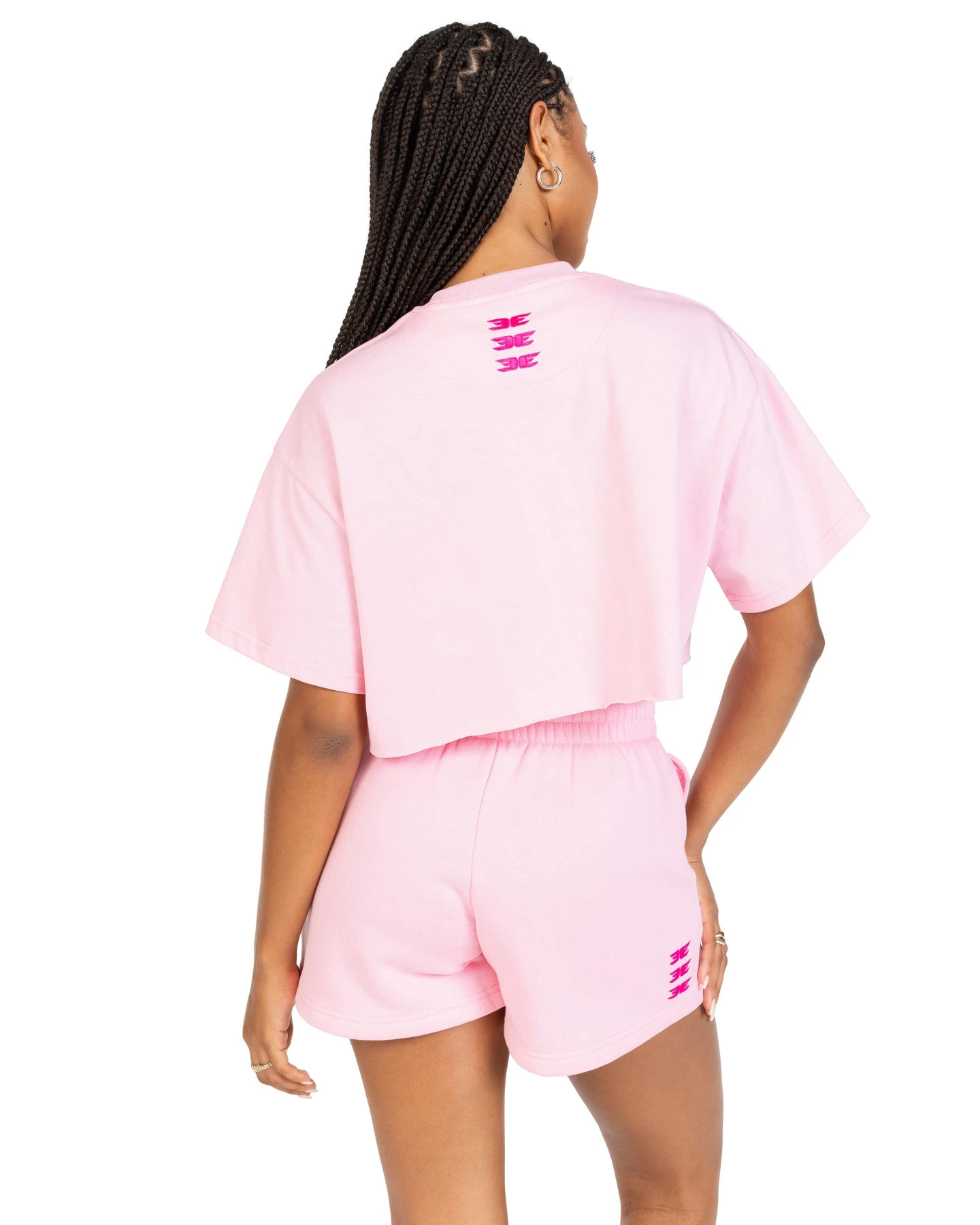 Elite Eleven Women's Cropped Registered Tee - Pink - Image 4