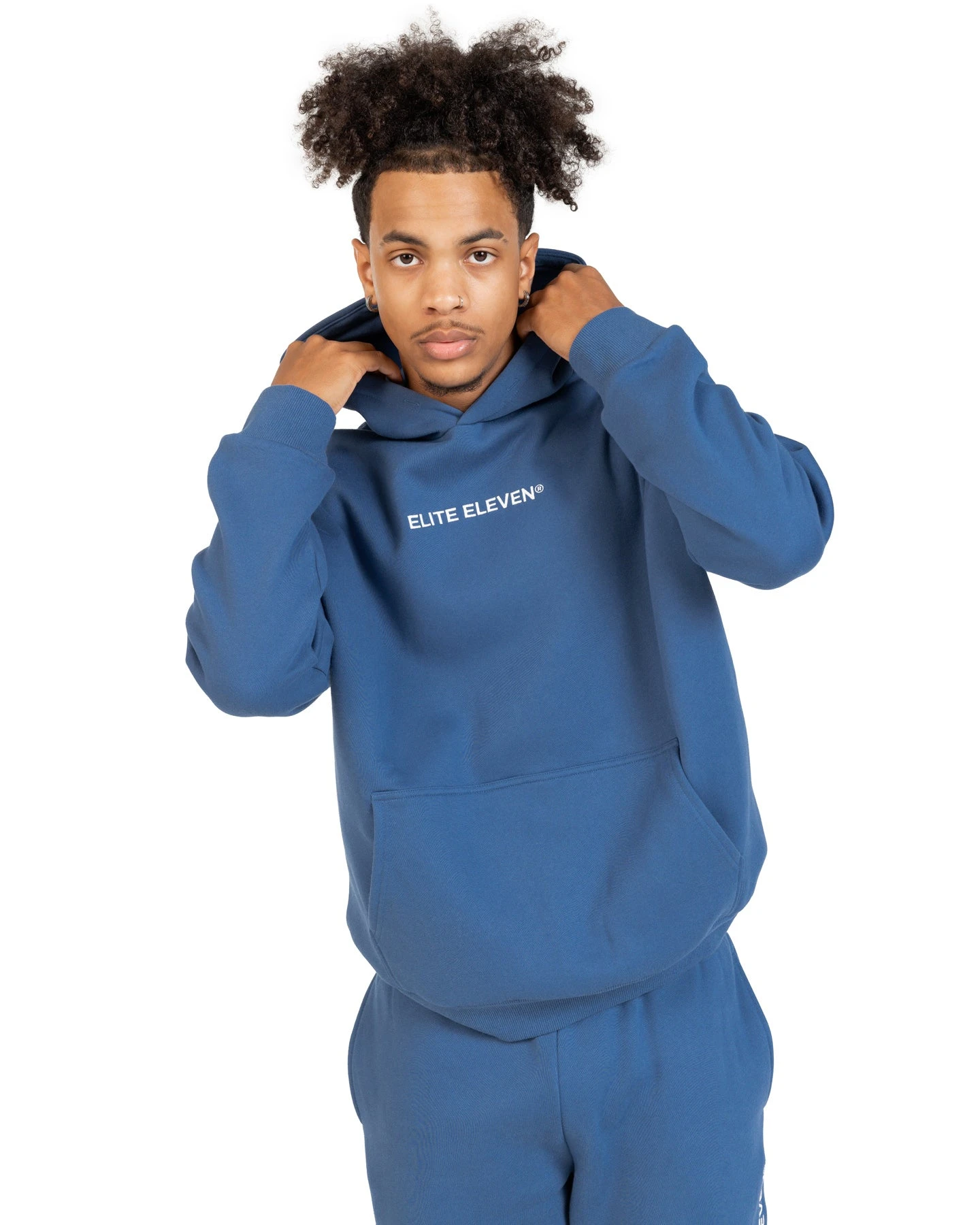 Elite Eleven Registered Hoodie - Mid Blue - Image 3