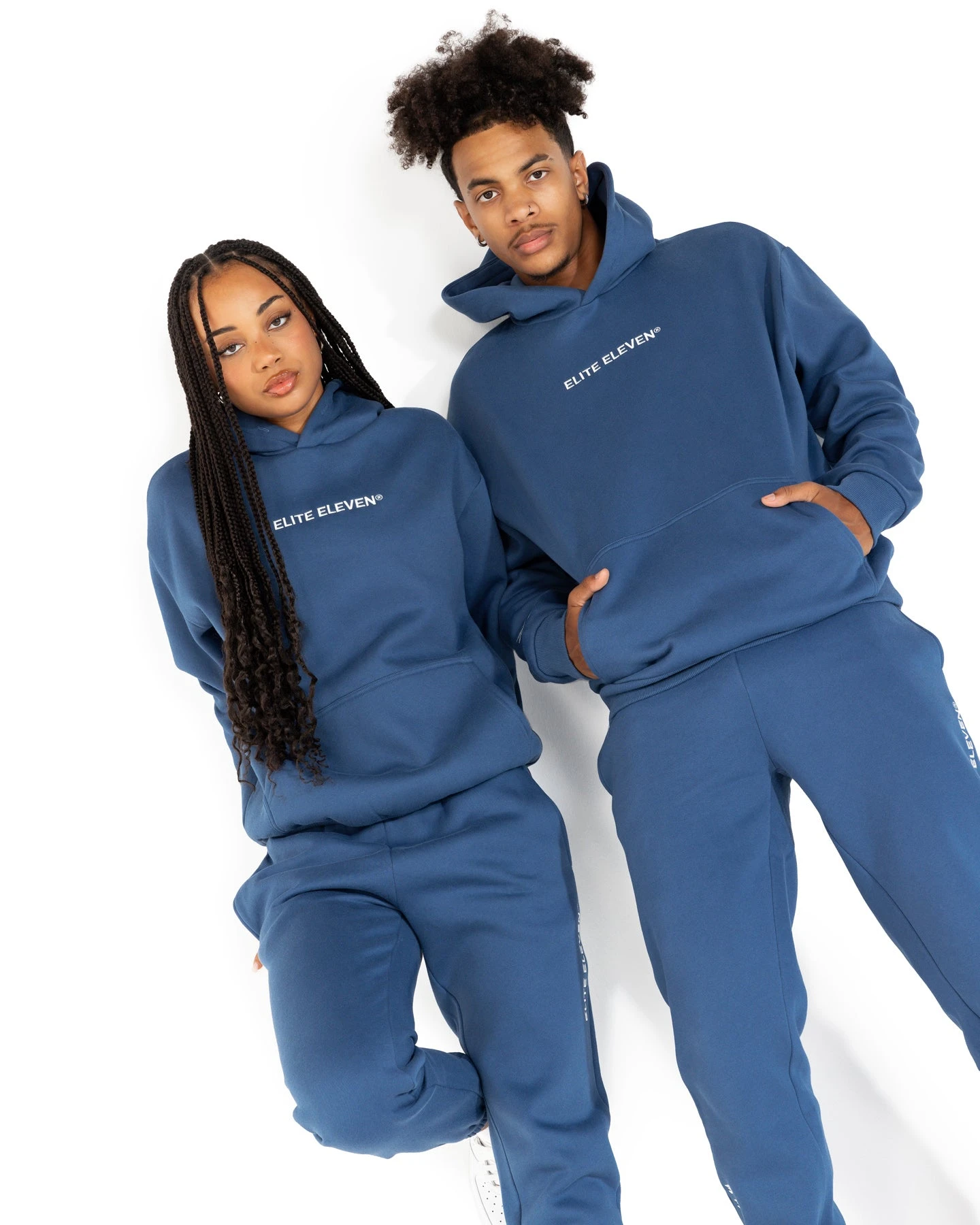 Elite Eleven Registered Hoodie - Mid Blue