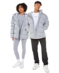 Elite Eleven Unisex Puffer Jacket - Steel Grey