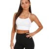 Elite Eleven Touch Cropped Tank - White