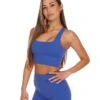 Elite Eleven EE Square Neck Bra - Azure