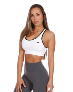 Elite Eleven Essential Sports Bra - White / Black