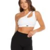 Elite Eleven Asymmetric Bra - White
