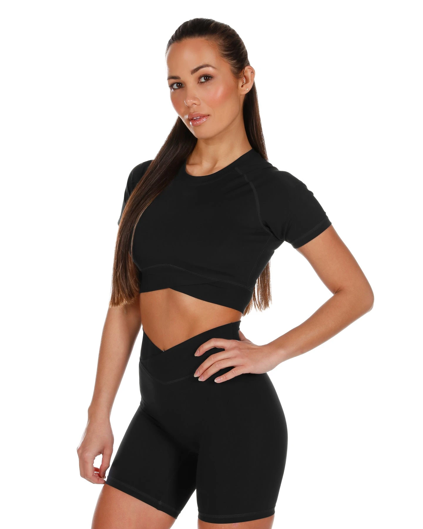 Elite Eleven Cross Over Tee - Black