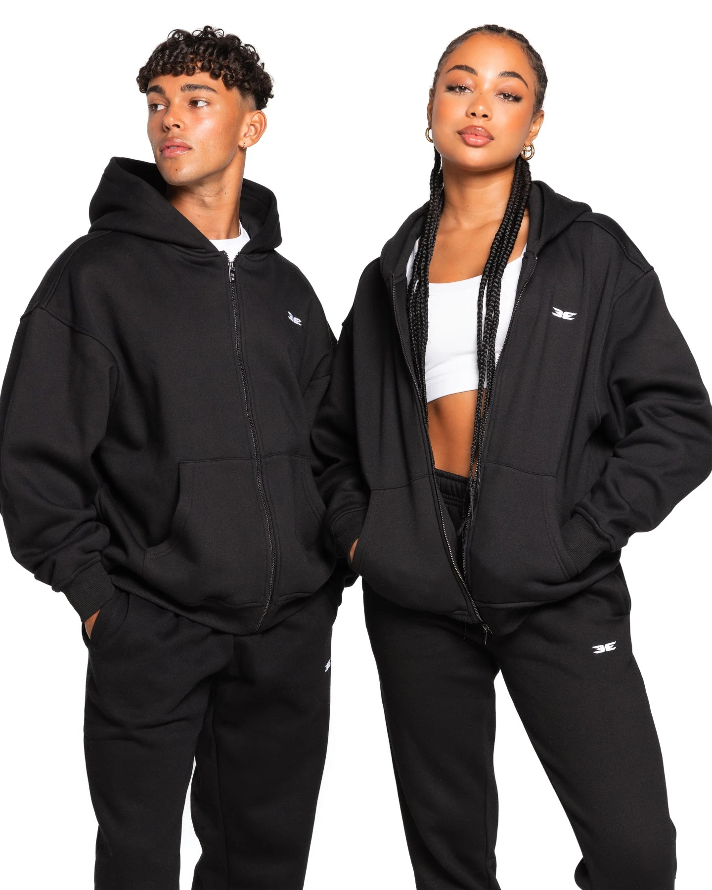 Elite Eleven Classic Zip Through - Black