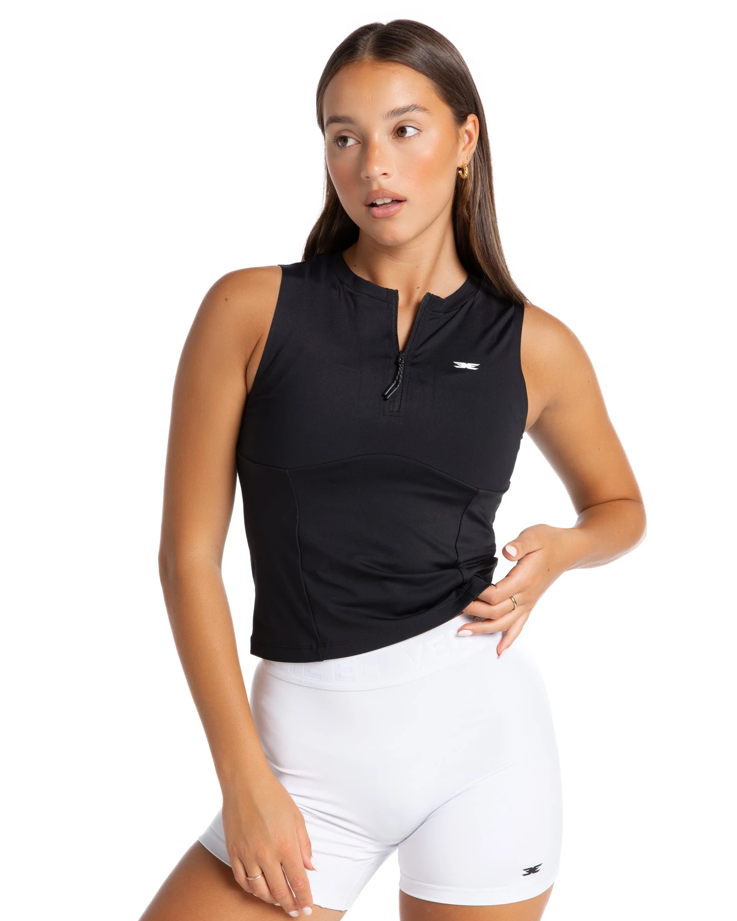 Elite Eleven Ace Zip Tank - Black
