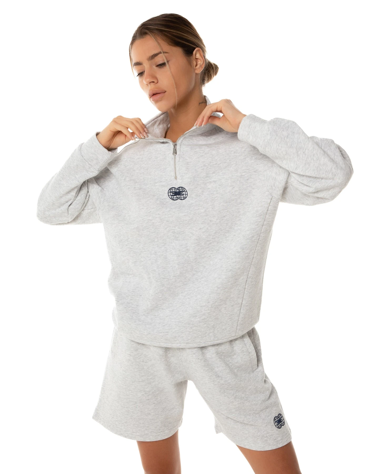 Elite Eleven Global Athletics 1/4 Zip - Grey - Image 4