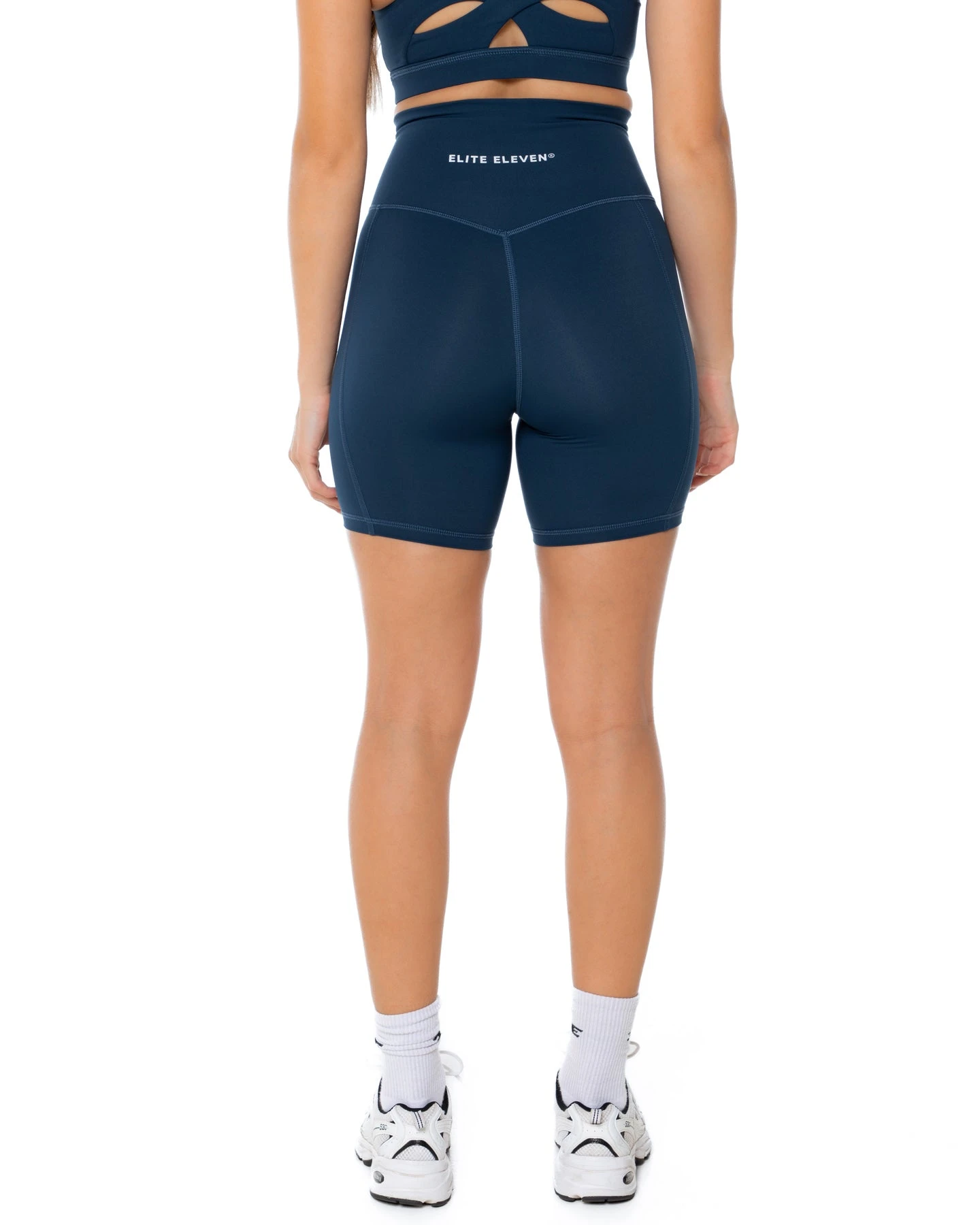 Elite Eleven Curve Shorts - Navy - Image 4