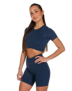 Elite Eleven Cross Over Tee - Navy Blue