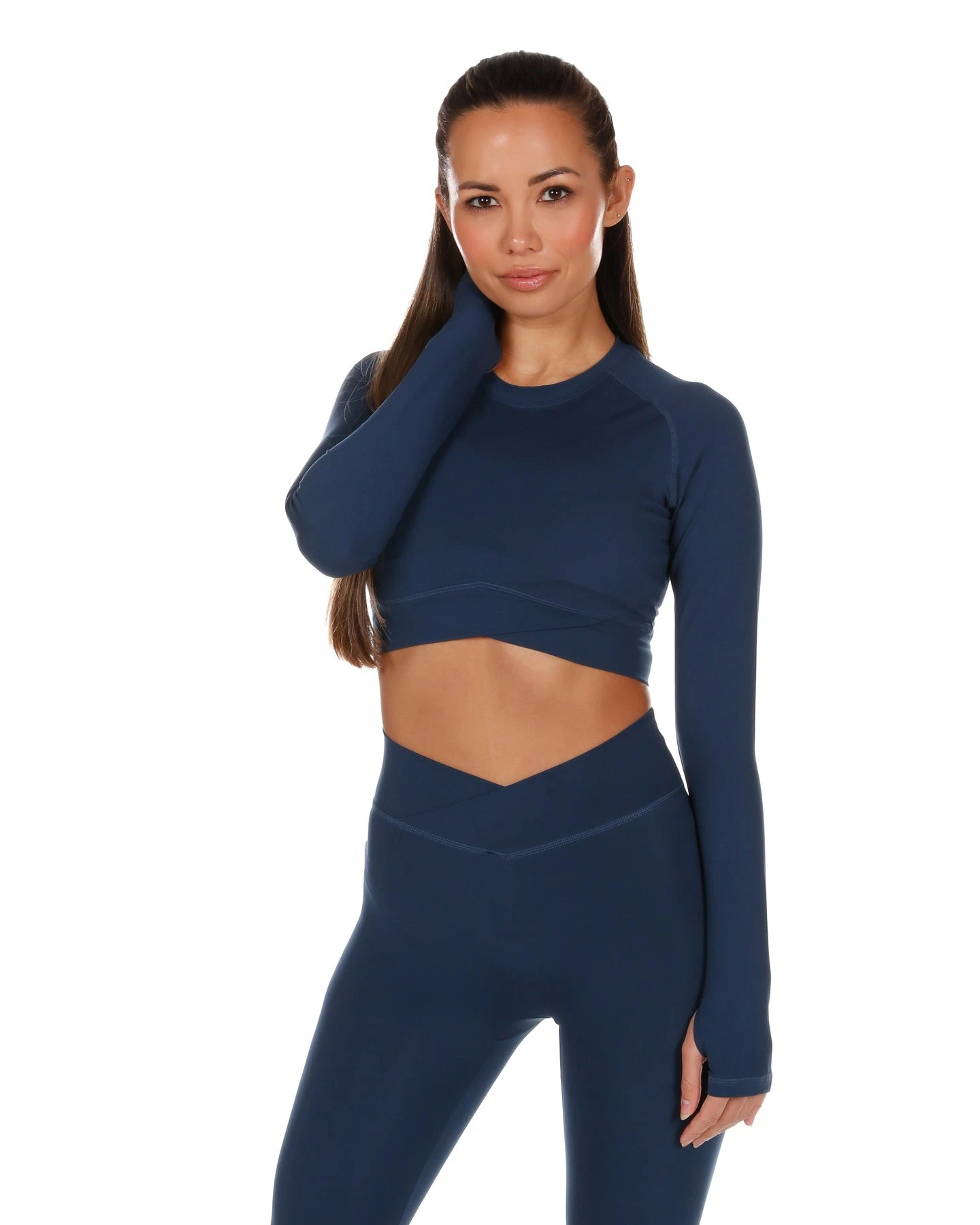 Elite Eleven Cross Over Long Sleeve - Navy Blue - Image 5