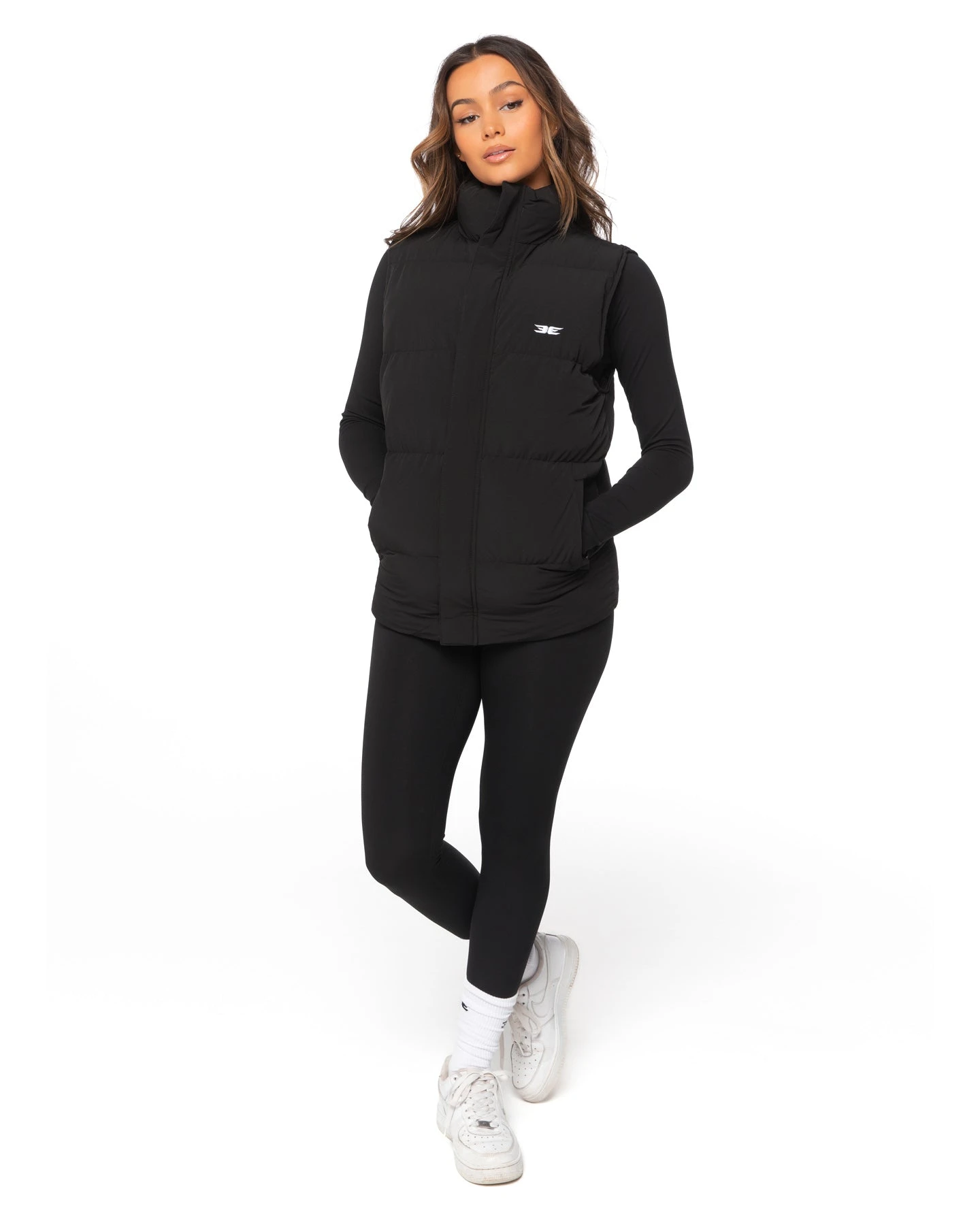 Elite Eleven Unisex Puffer Vest - Black - Image 5