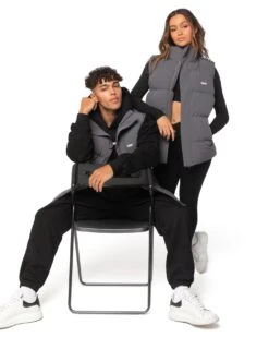 Elite Eleven Unisex Puffer Vest - Grey