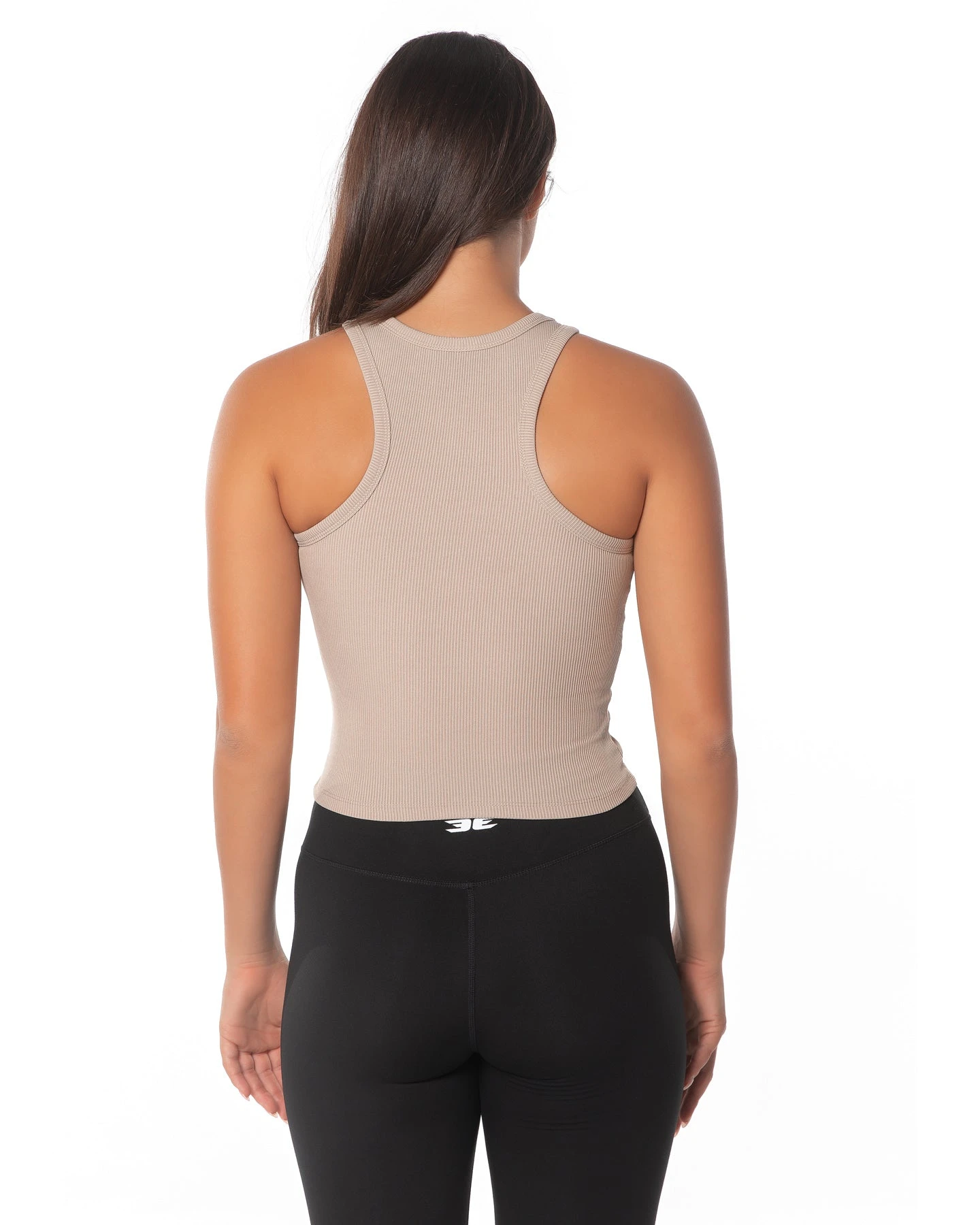 Elite Eleven Ribbed Singlet - Beige - Image 2