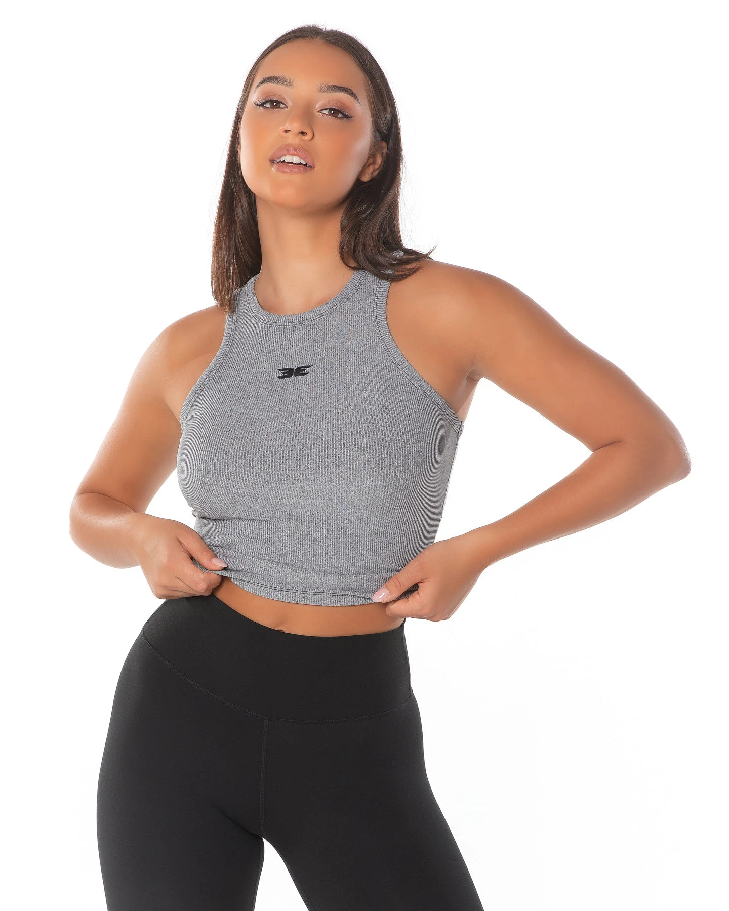 Elite Eleven Ribbed Singlet - Grey - Image 2