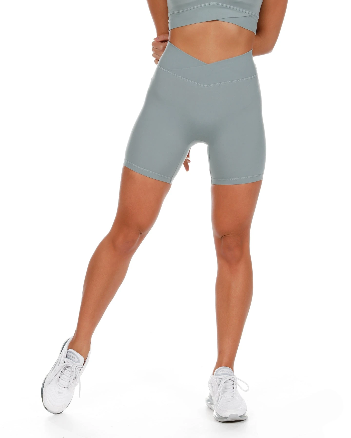 Elite Eleven Cross Over Shorts - Pale Sage - Image 2