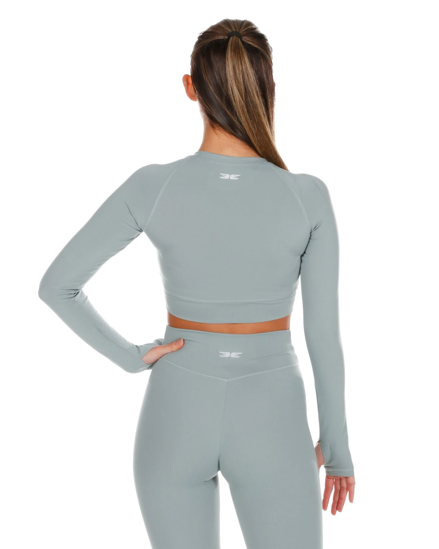 Elite Eleven Cross Over Long Sleeve - Pale Sage - Image 5