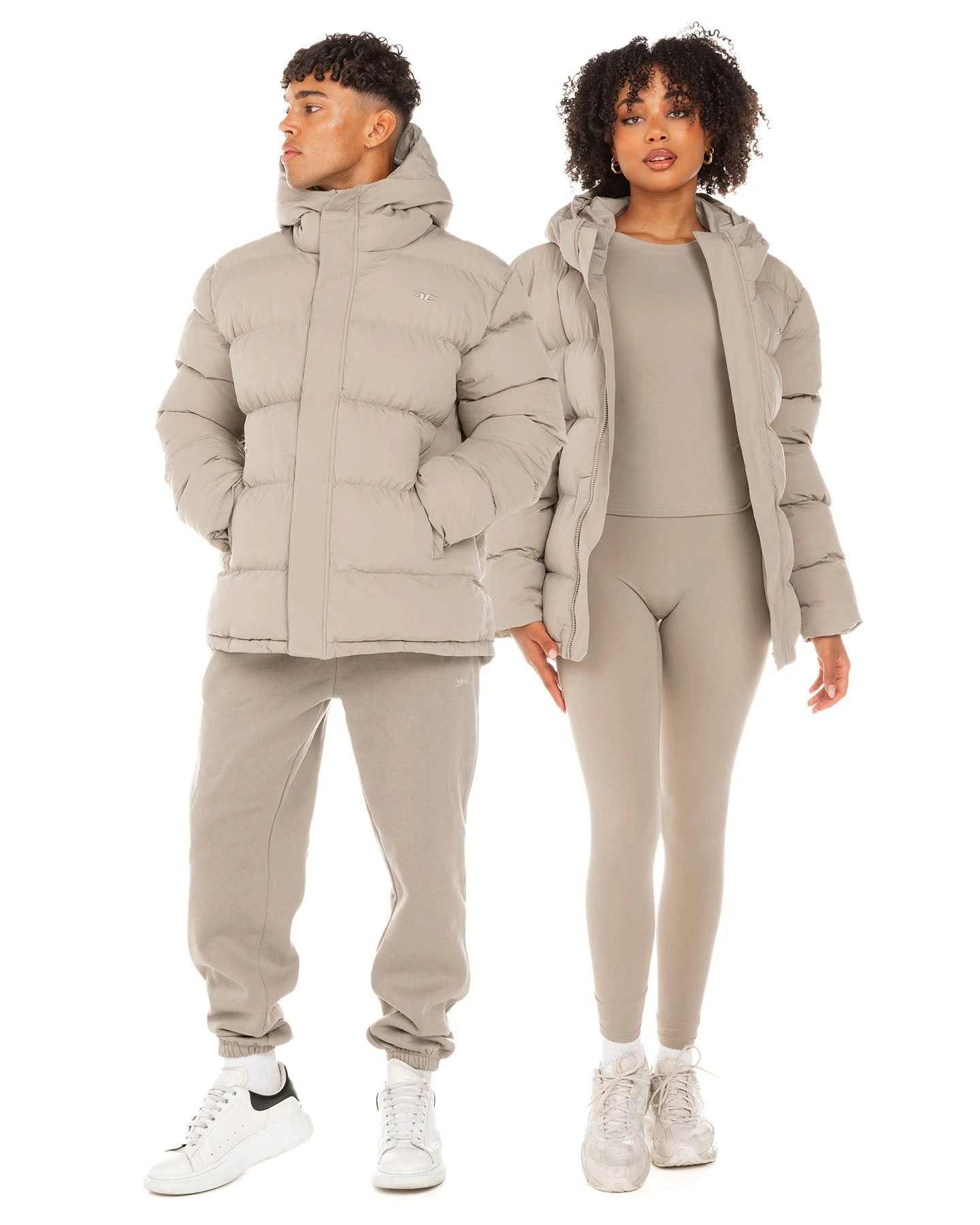 Elite Eleven Unisex Puffer Jacket - Vintage Khaki